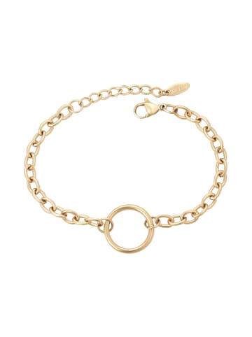 faina Women Cable Chain Link Bracelet in Gold