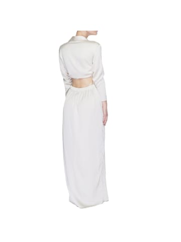 Sandro Ferrone Beige Polyester Langes Kleid