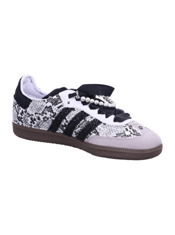 adidas Damen- Schnürschuhe Samba Python in Weiß
