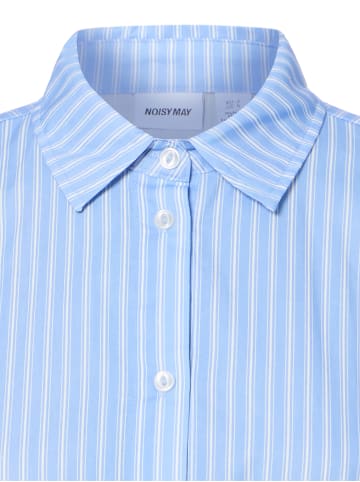 Noisy may Bluse NMFreja Jane in blau weiß