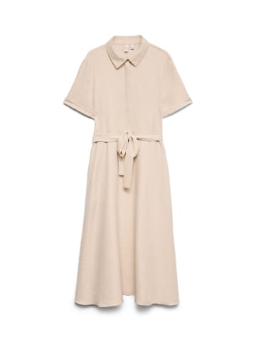 Vero Moda Hemdblusenkleid in Cement