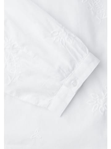 Street One 3/4-Arm Bluse mit Embroidery in Weiß