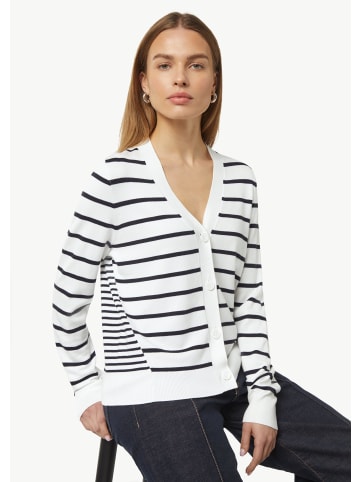 comma Strickjacke langarm in Weiß