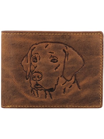 Greenburry Vintage Geldbörse Leder 12 cm in dog