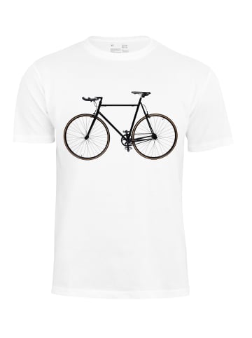 Cotton Prime® T-Shirt Bike - Fahrrad in Weiß