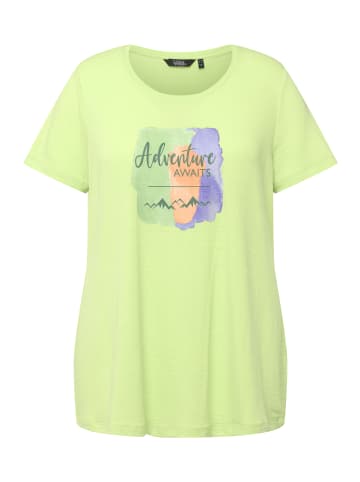 Ulla Popken Shirt in neon grün