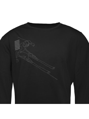 Schöffel Langarmshirt Hasliberg in schwarz