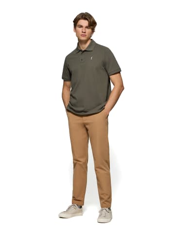 Polo Club Poloshirt in Militärgrün