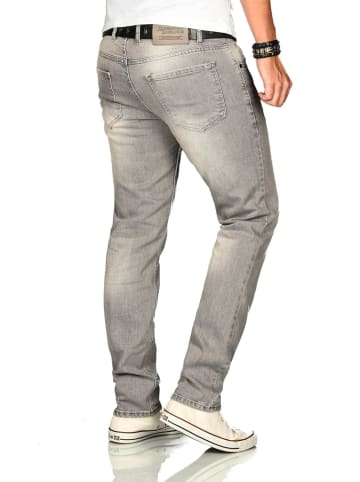 Alessandro Salvarini Jeans A. Salvarini Herren Jeans Blau Multi AS170-AS174 in Grau