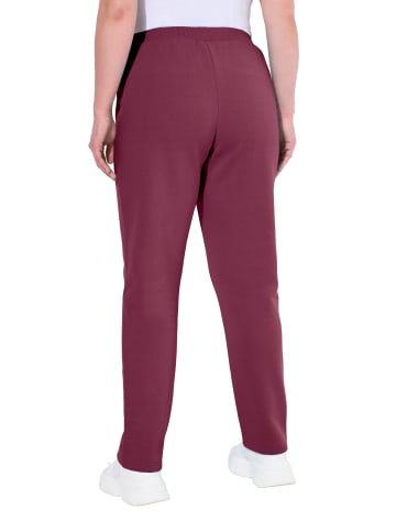 Ulla Popken Jogginghose in dunkle beere