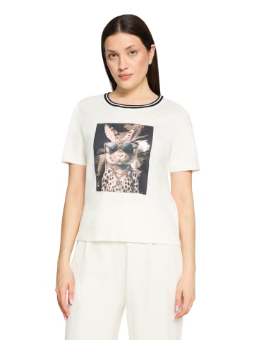 Betty Barclay Basic Shirt mit Aufdruck in Patch Cream/Brown