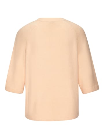 Vivance Kurzarmpullover in apricot