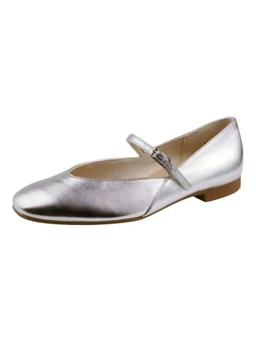 Paul Green Ballerinas in Metallic Silver