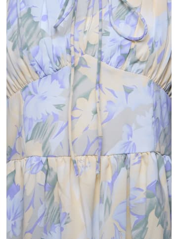 VINAJA Women Dress in Blue Cream