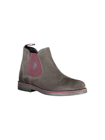 U.S. Polo Assn. Grau Leder Herren Stiefel