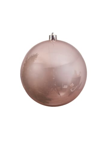 MARELIDA Weihnachtsbaumkugeln bruchfest glänzend D: 20cm in rosa