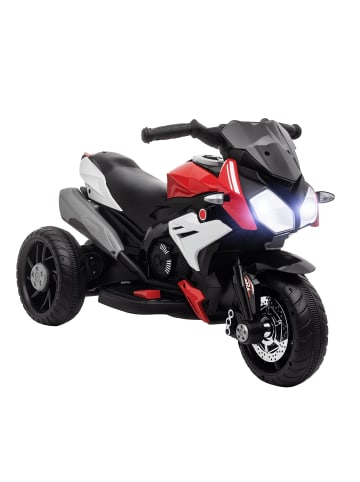 HOMCOM Kinder Elektromotorrad in Rot 86L x 42B x 52H cm