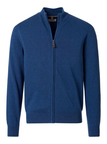 Redmond Strickjacke Basic in Blau