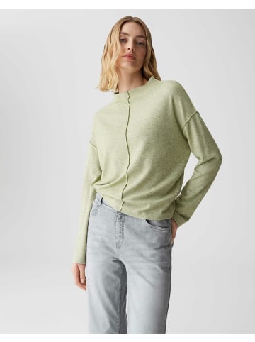 OPUS Rundkragen Langarmshirt für Damen in uni