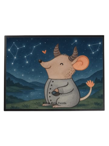 Mr. & Mrs. Panda Tischauflage Stier Astrologie Design ohne Spruch in Weiß