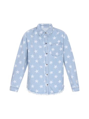 IZIA Women Shirt in Sky Blue