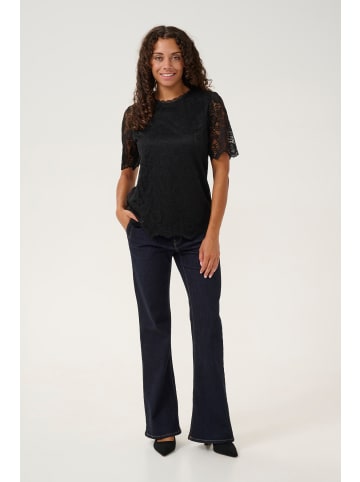 CULTURE Kurzarm-Bluse CUkali Regular fit in Black