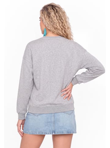IZIA Women Sweatshirt in Grey