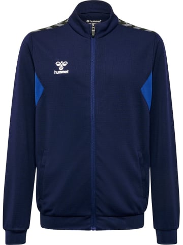 Hummel Kinder Trainingsjacke "Hmlauthentic Pl Zip Jacket Kids" in Blau