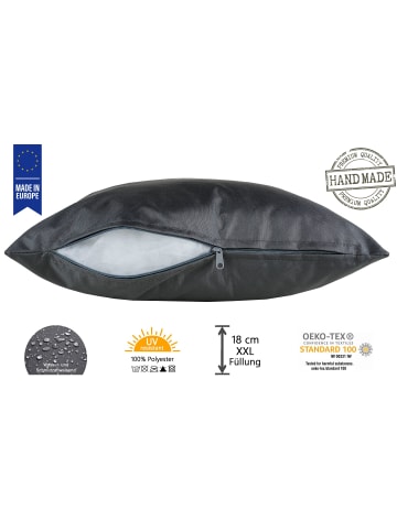 JACK Outdoor Dekokissen 45x45cm inkl. XXL Füllung in Anthrazit