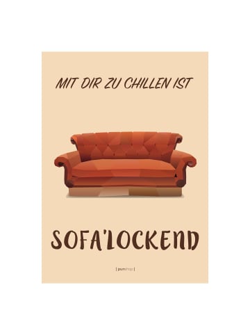 Poster & Frame Poster Mit dir zu chillen ist so sofa'lockend
