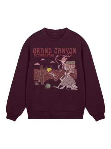 F4NT4STIC Sweatshirt US National Parks Grand Canyon Sunrise in maroon