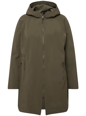 Ulla Popken Softshelljacke in lodengrün