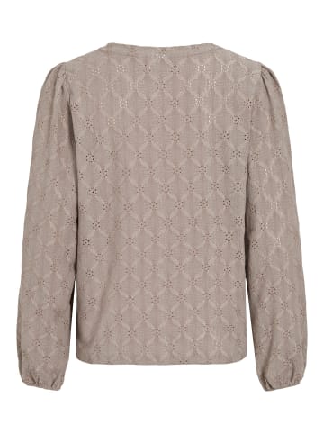 Vila Oberteil mit langen Ärmeln in Moon Rock