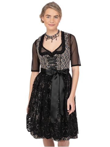 KRÜGER Dirndl 418166 in schwarz