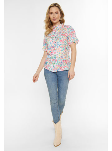 usha FESTIVAL Women Blouse in multicolour pink