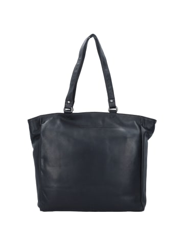 The Chesterfield Brand Wax Pull Up Schultertasche Leder 36 cm Laptopfach in schwarz