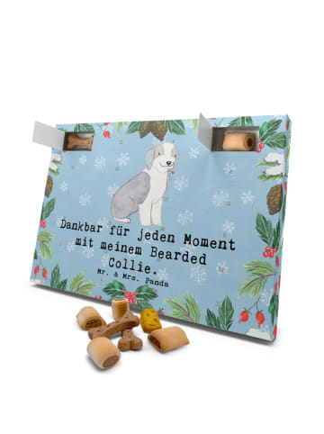Mr. & Mrs. Panda Hunde Adventskalender Bearded Collie Moment mit... in Eisblau