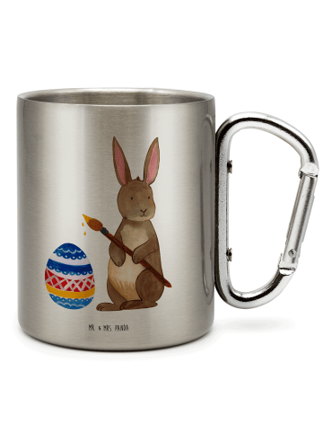 Mr. & Mrs. Panda Kaffeetasse Hase Eier Malen ohne Spruch in Silber
