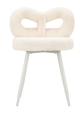 Mauro Ferretti Mini-Teddy-Sessel, weiß, ø 40 x 67 cm