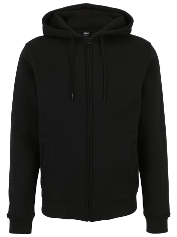 Urban Classics Zip-Kapuzenpullover in blk/blk