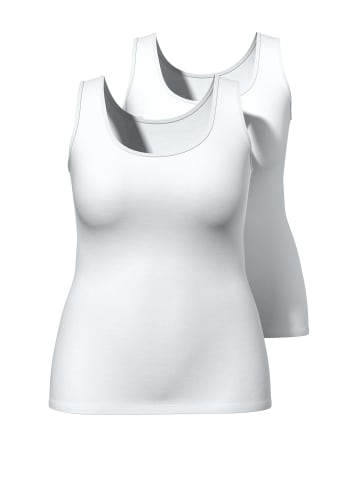 Ulla Popken Unterhemd in schneeweiß