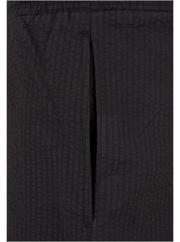 Urban Classics Urban Classics Damen Ladies Seersucker Shorts in black
