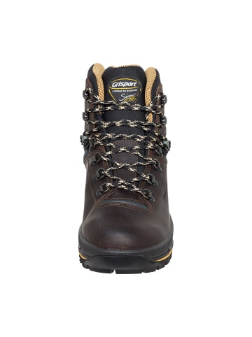 Grisport Freizeitschuhe Schnürstiefel in braun/schwarz in braun/schwarz