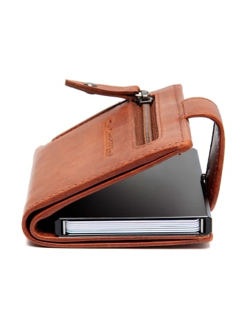 The Chesterfield Brand C08.0608 Leather Card Holder Novum Series Barrea cognac