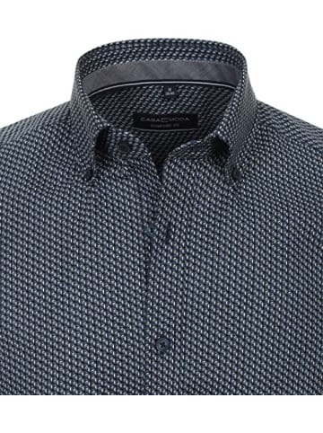 CASAMODA Kurzarm FreizeitHemd für Herren in blau