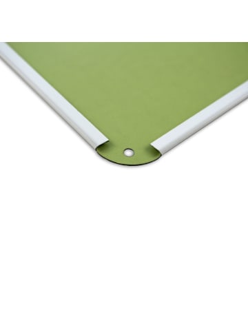 Mr. & Mrs. Panda Blechschild Otter Bauch mit Spruch in Grau Pastell