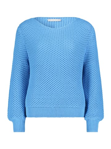 BETTY & CO Strickpullover mit Struktur in Silver Lake Blue