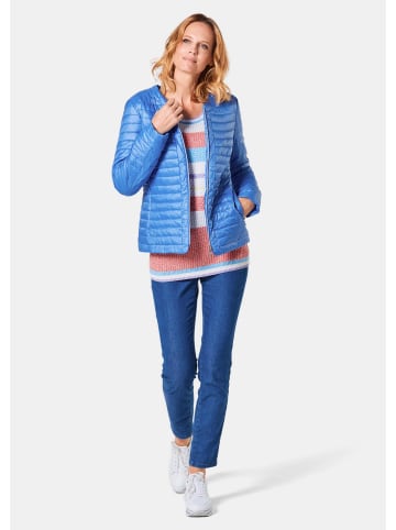 GOLDNER Steppjacke in zart glänzender Qualität in azurblau