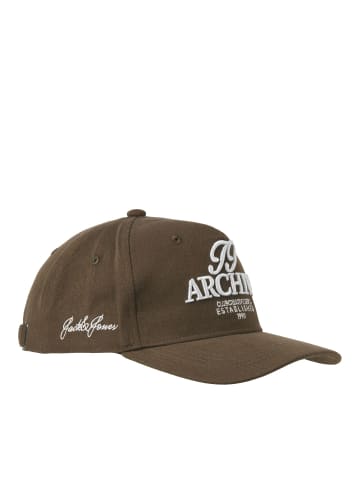 Jack & Jones Baseball Cap in Chocolate Chip