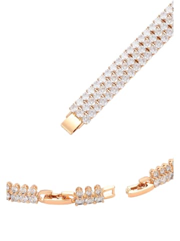 faina Women Jewelry Set in rose gold white